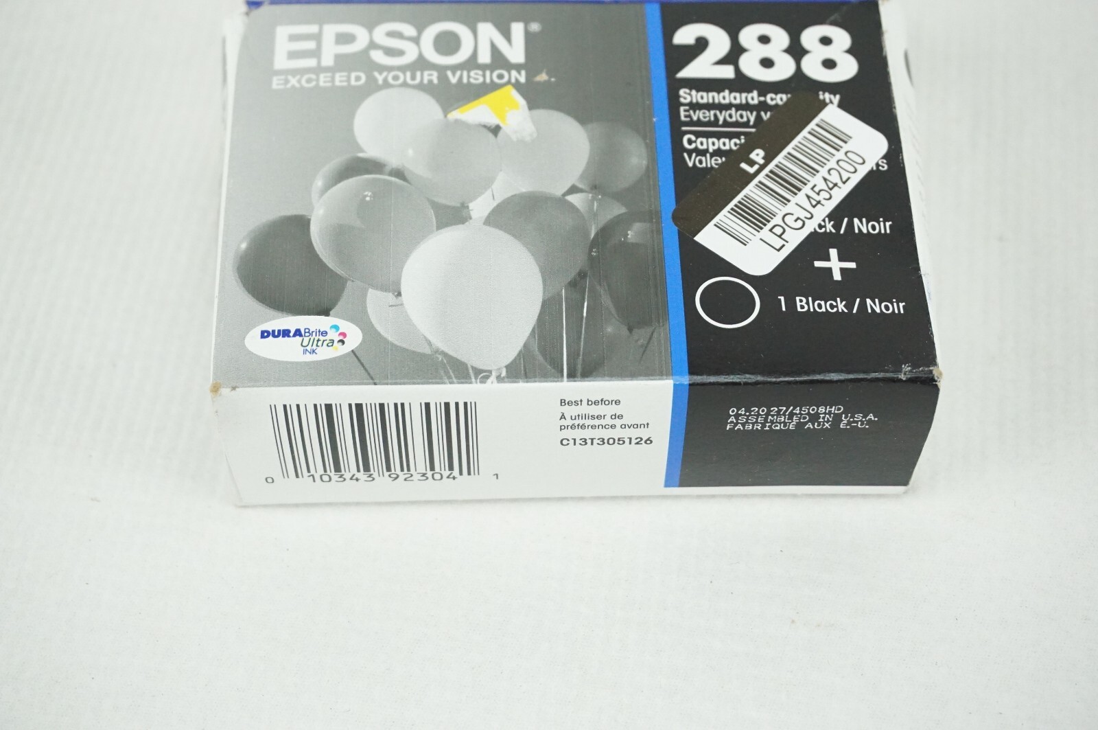 Epson 288 Standard Capacity Black Ink 01/2026