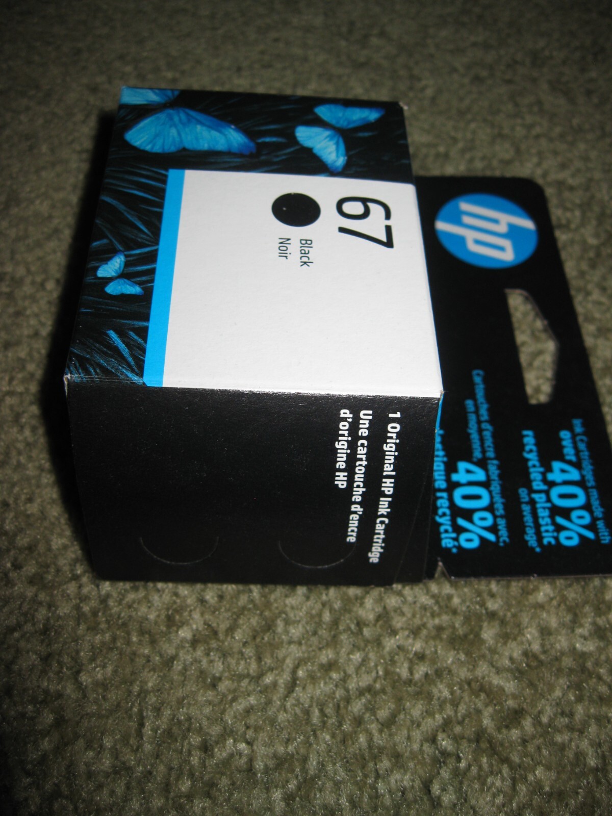 New Genuine HP 67 Black Ink Cartridge in Retail Box EXP 01/2028 Free Shipping