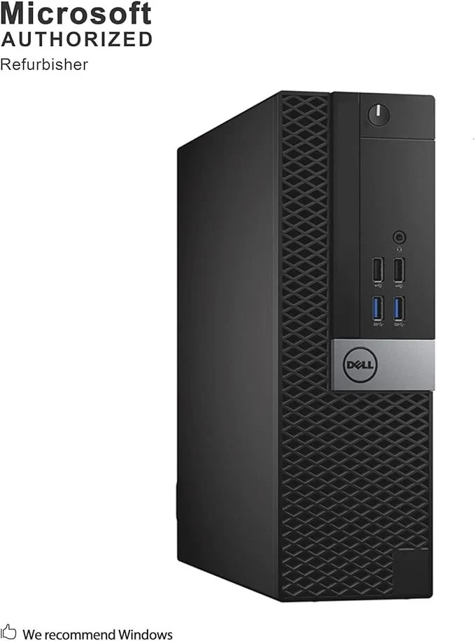 Dell SFF Desktop PC Core i7 up to 32GB RAM 1TB SSD 23″ Monitors Win11 WiFi