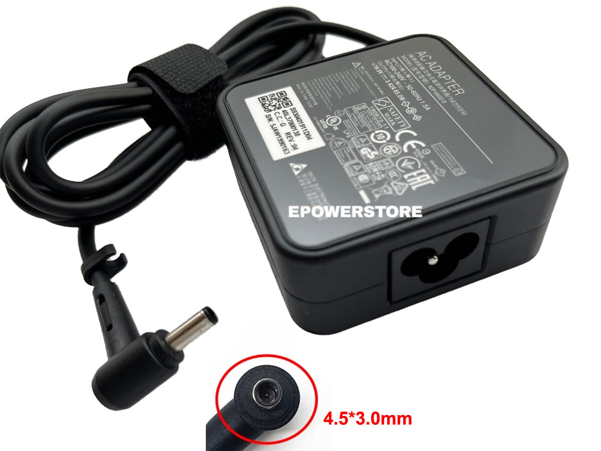 65W AC Power Adapter For MSI Modern 14 C13M C13M-621US B11MO-857 Laptop Charger