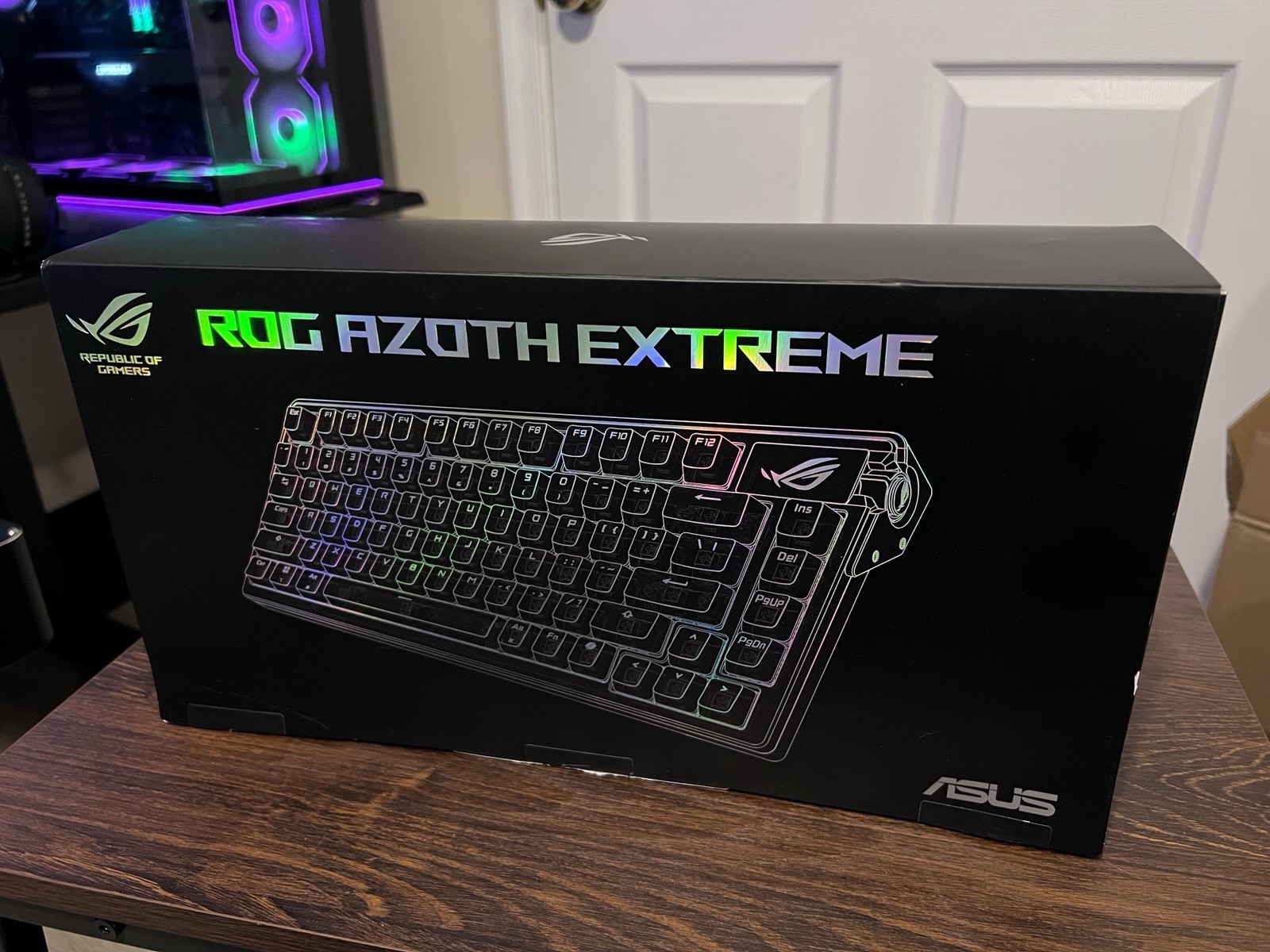 ASUS ROG Azoth Extreme 75% Mechanical Ultra Premium Gaming Keyboard – NX Snow
