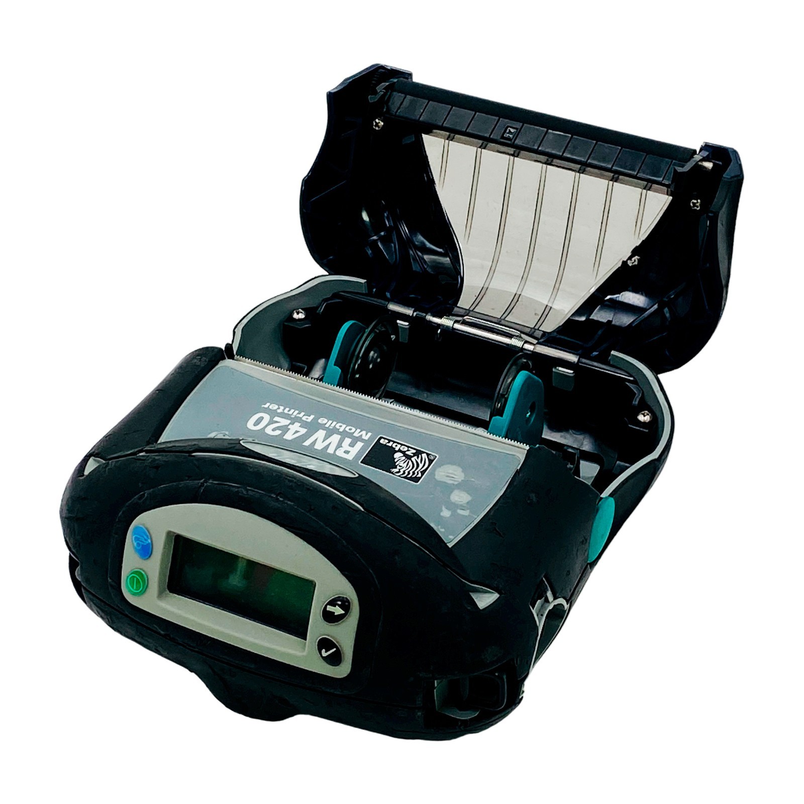 TESTED Zebra RW420 Mobile Thermal Printer USB Card Reader NO Battery NO Charger