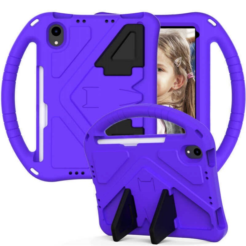 Fr iPad Mini A17 Pro 7th Gen 2024 8.3″ Kids Shockproof EVA Case Handle Cover