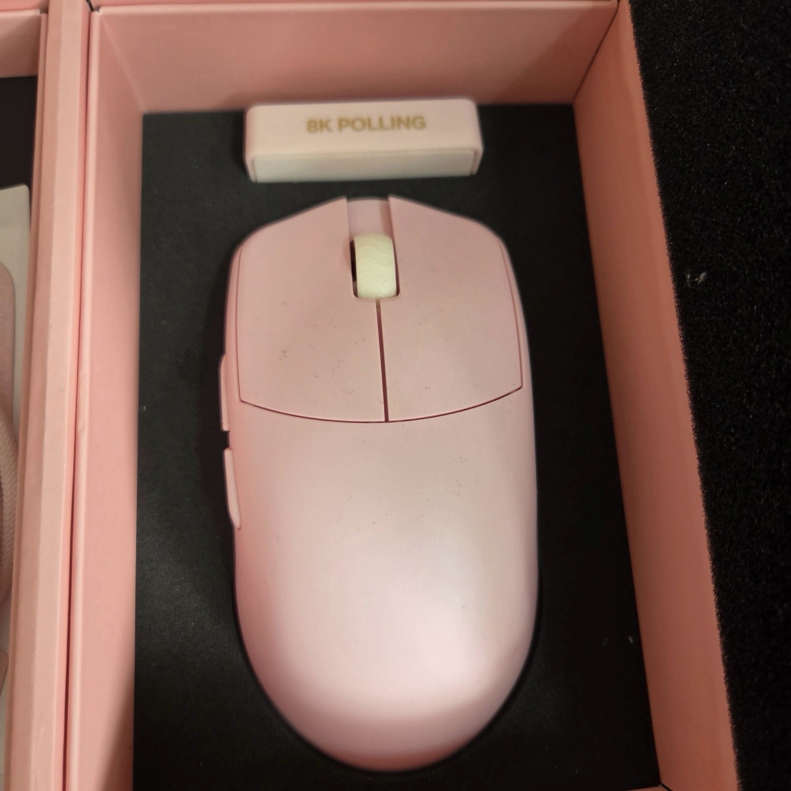 Lamzu Maya X 8K Wireless Pink Gaming Mouse