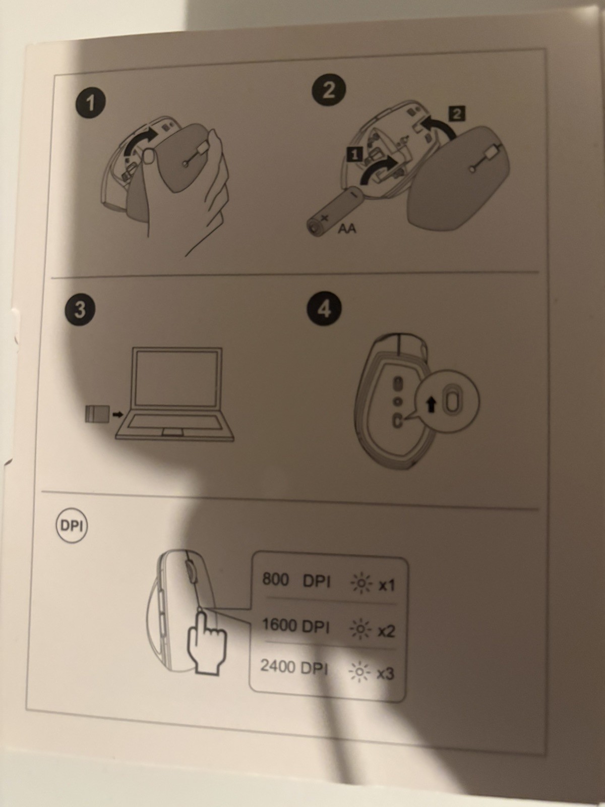 Lenovo Go Wireless Vertical Mouse Open Box