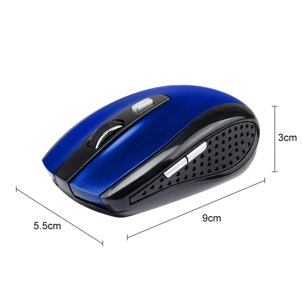 Wireless Optical Mouse Mice 2.4GHz USB Receiver For Laptop PC Computer DPI USA