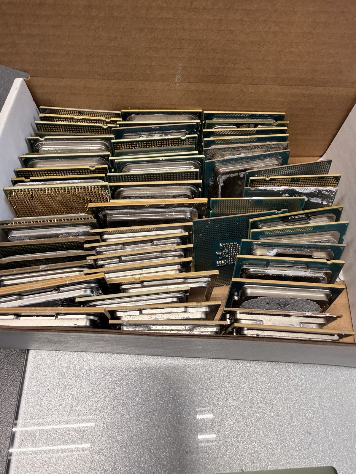 Mixed CPU Computer Processor Lot Bulk Scrap/Parts As Pictured 2 lb 15.2 oz