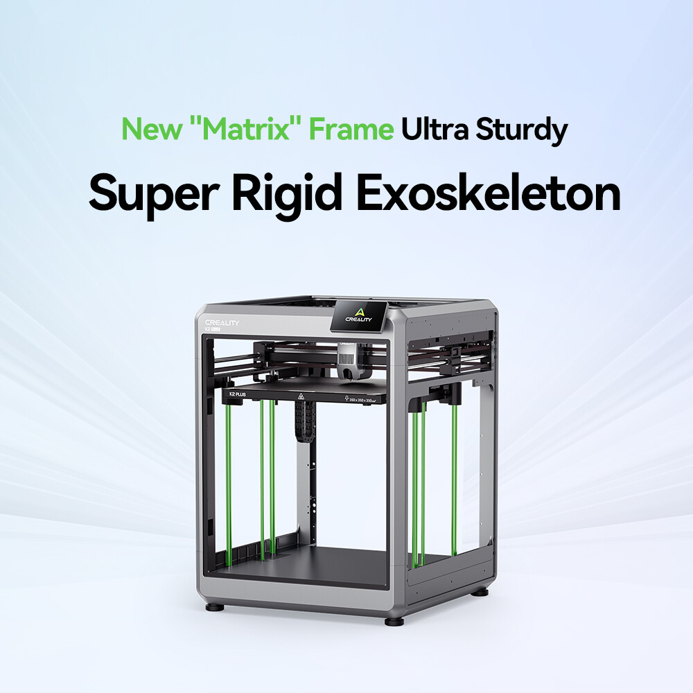 【Refurbished】Creality K2 Plus 3D Printer Dual AI Camera 350x350x350mm Print Size