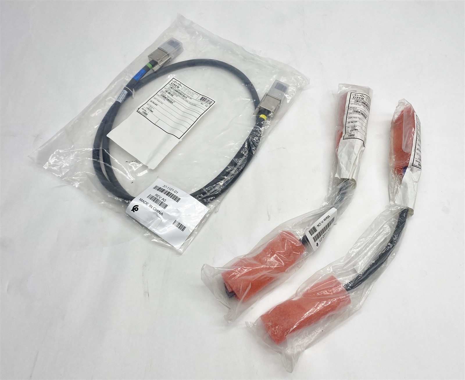Cisco 1*CAB-SPWR-150CM 2*CAB-SPWR-30CM Stack Power Cable Lot of 3 NEW