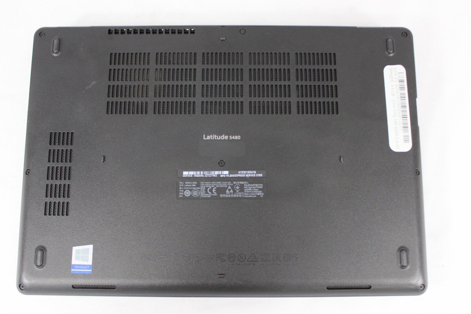 Dell Latitude 5480 Laptop i7‑7600U 2.8GHz 16GB 256GB SSD Intel HD Graphics 620