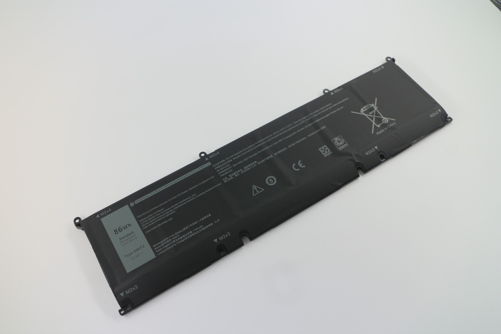 NEW 86Wh 69KF2 Battery For Dell XPS 15 9500 9510 Precision 5550 M59JH M15 M17