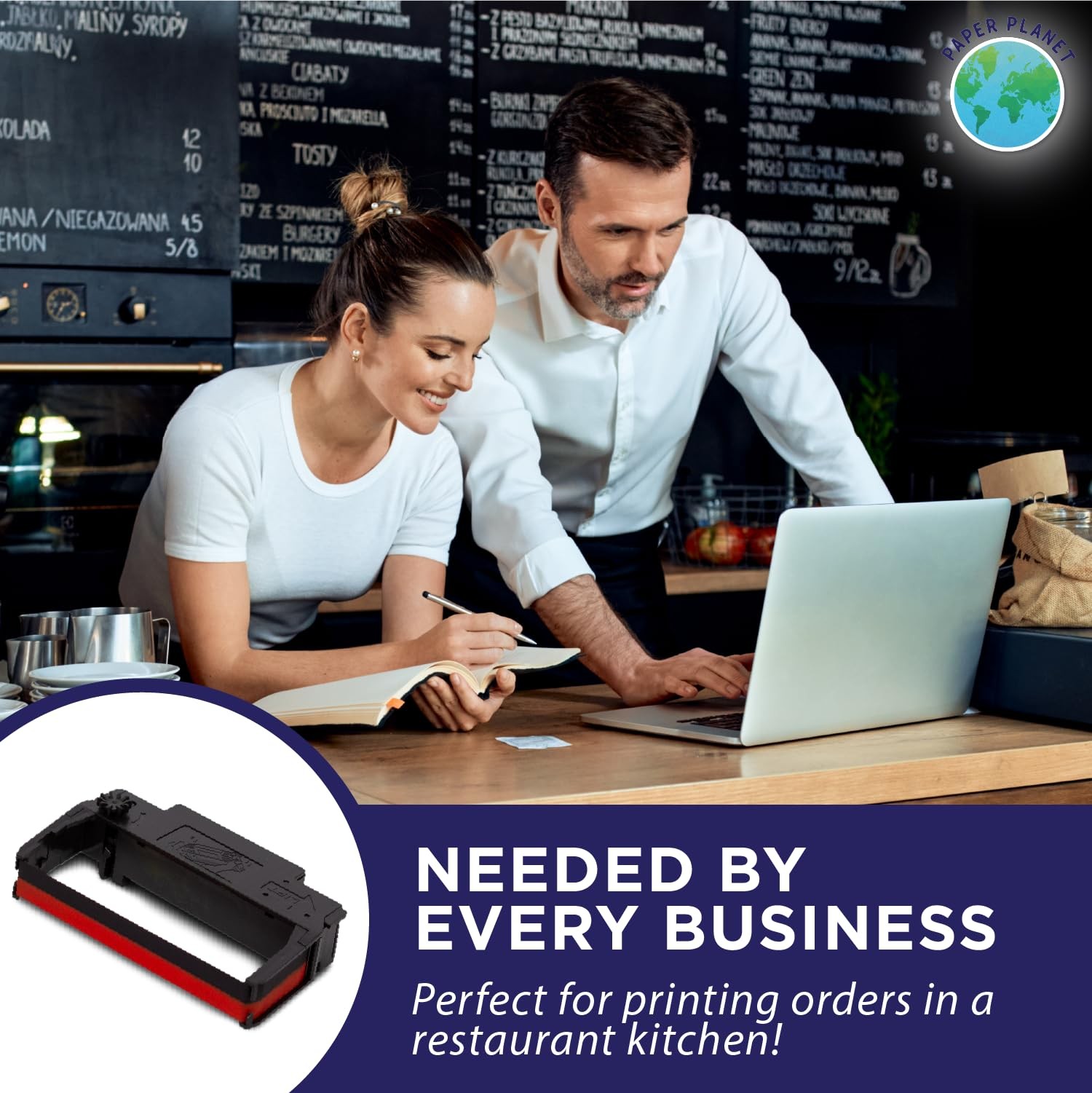 Red and Black Ink Printer Ribbons for Toast Kitchen Printer by Paper Planet |…