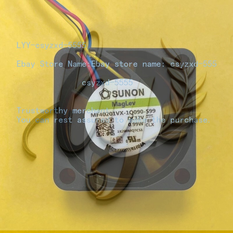 SUNON MF40201VX-1Q090-S99 12V 0.99W power supply silent 4-wire PWM cooling fan