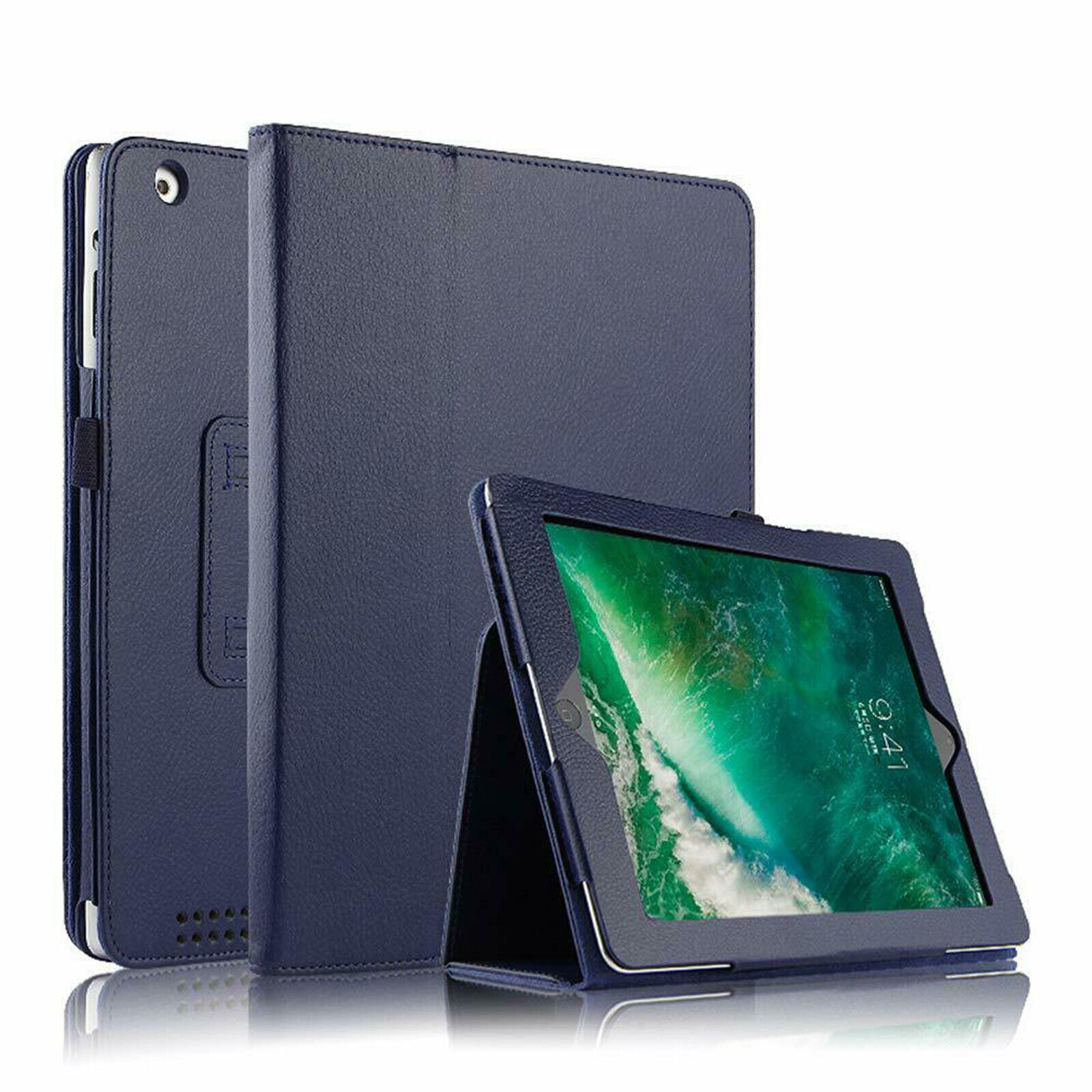 For Apple iPad 2nd/3rd/4th/5th/6th Generation 9.7 Inch Folio Case Cover Stand
