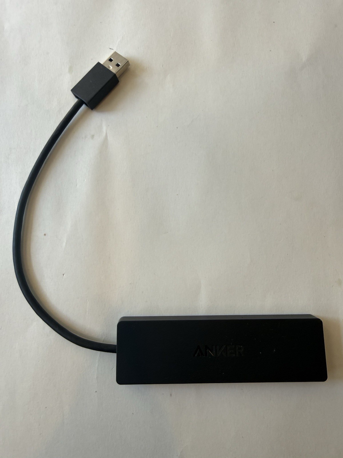 Lot of 4 Anker 4-Port Ultra-Slim Data USB 3.0 Hubs – Model: A7516