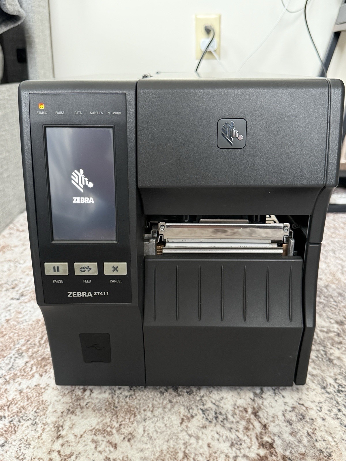 Zebra ZT411 203 DPI Industrial Thermal Transfer Label Printer USB Tested READ