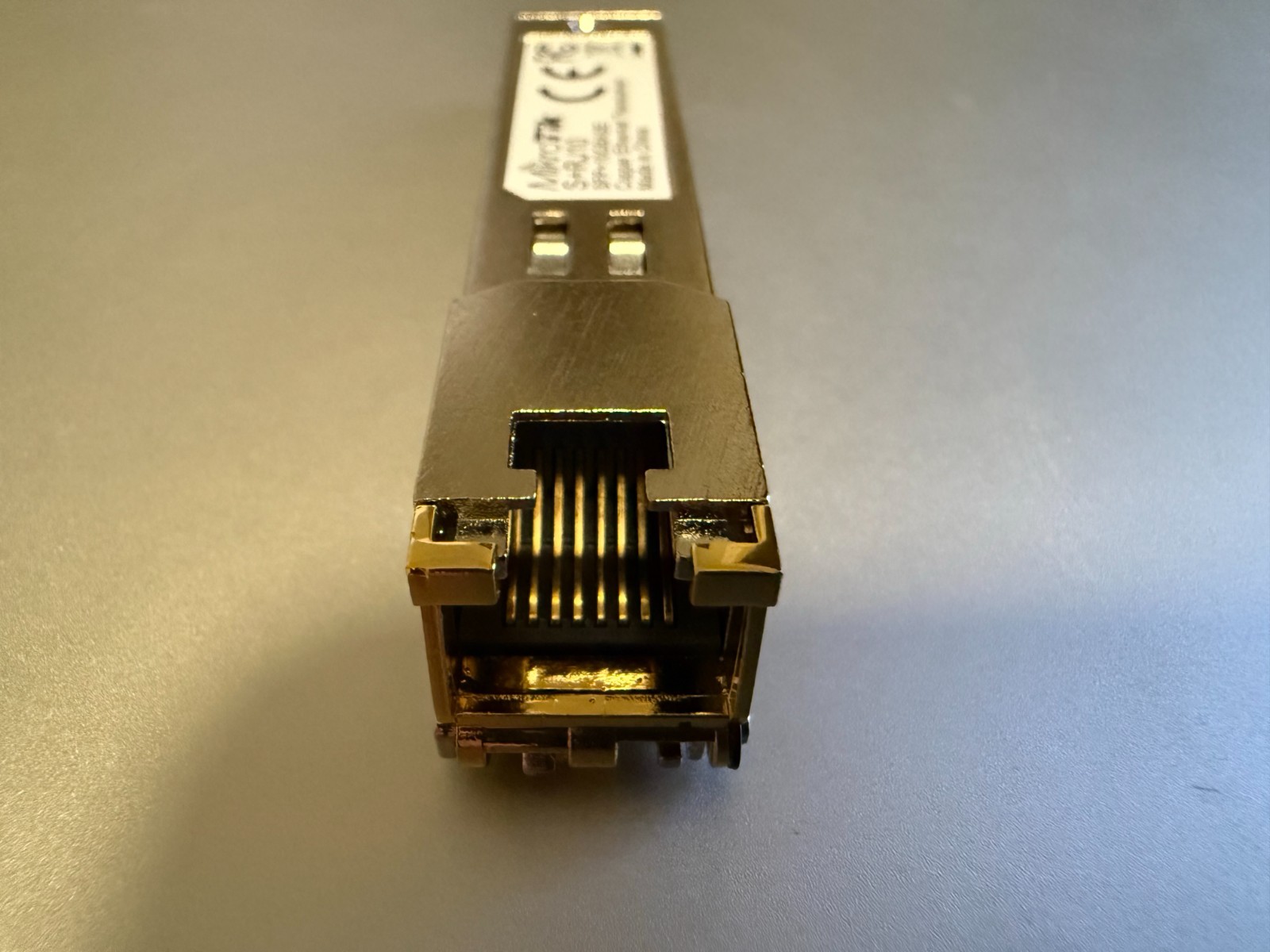 Mikrotik S+RJ10 SFP+ to RJ-45 6-speed module for up to 10 Gbps Copper Module