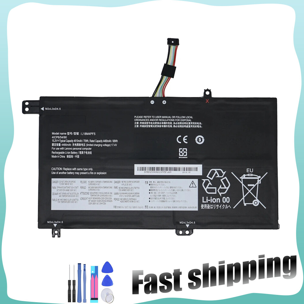 New L18M4PF5 L18L4PF0 Battery for Lenovo IdeaPad S540-15IWL S540-15IML