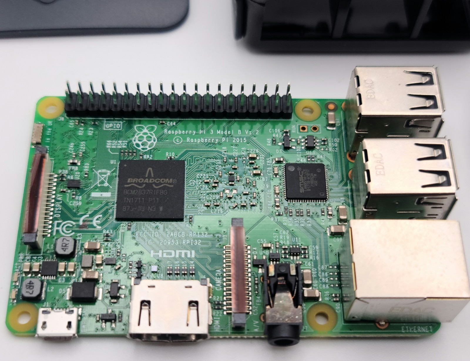 Raspberry Pi 3 Model B V1.2 Single Board With Official Raspberry Pi Case – USED