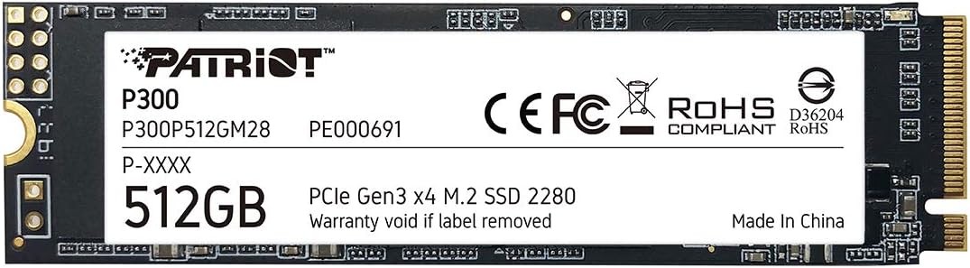 M.2 PCIe Gen 3 x4 512GB Low-Power SSD
