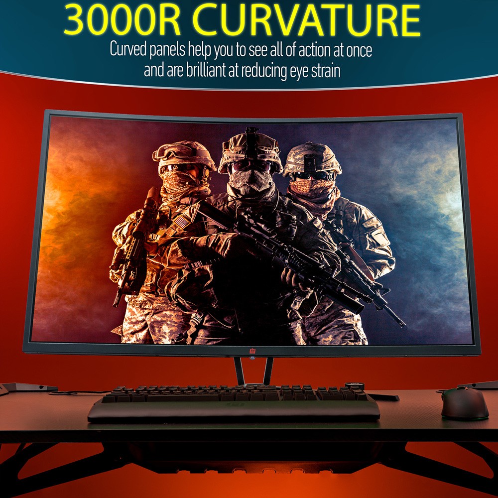 Deco Gear 39″ Curved Gaming Monitor, 2560×1440, 1ms MPRT, 165 Hz, 4000:1, HDR 40