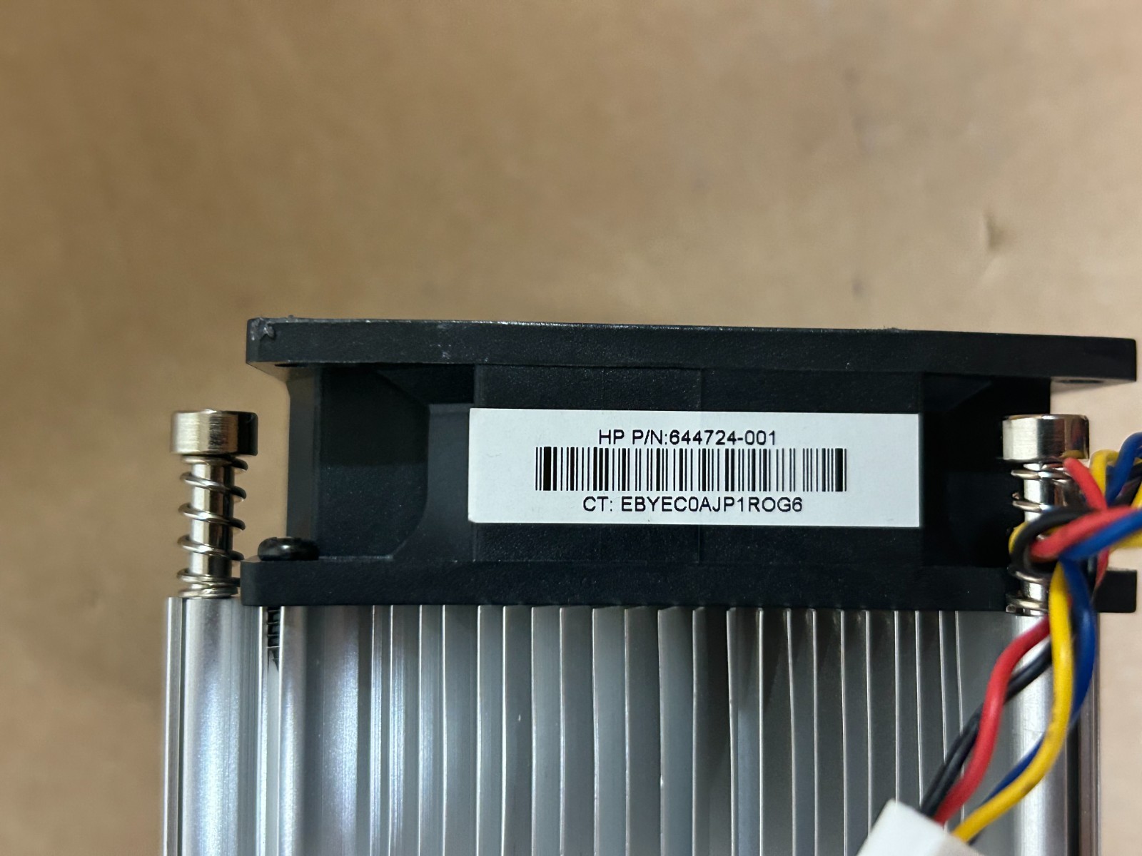 HP Pavilion 95W Intel CPU Heatsink Fan HP P/N 644724-001