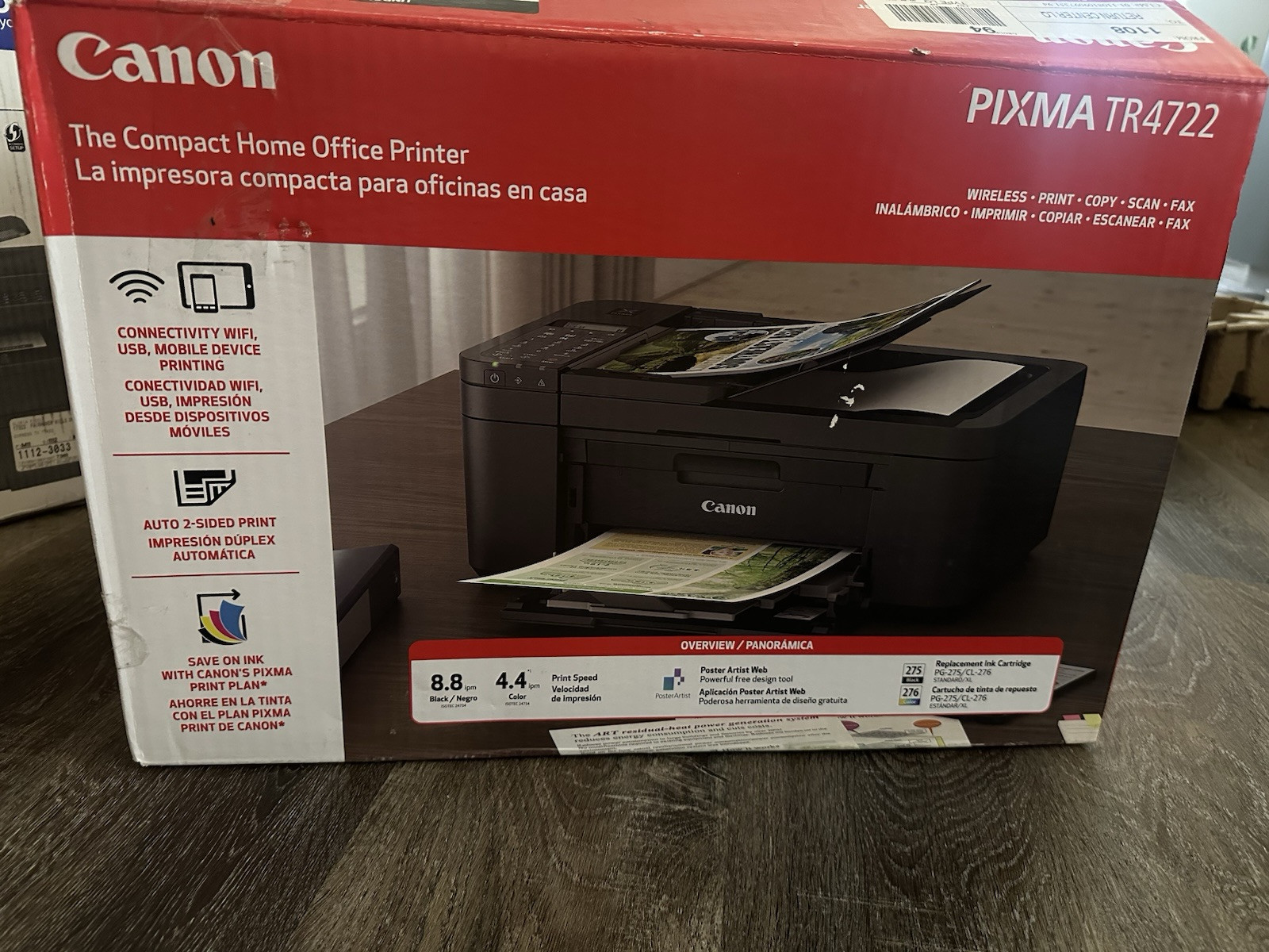 Canon PIXMA TR4722 Printer -Wireless-All-In-One Scan – ***Error Code 077*