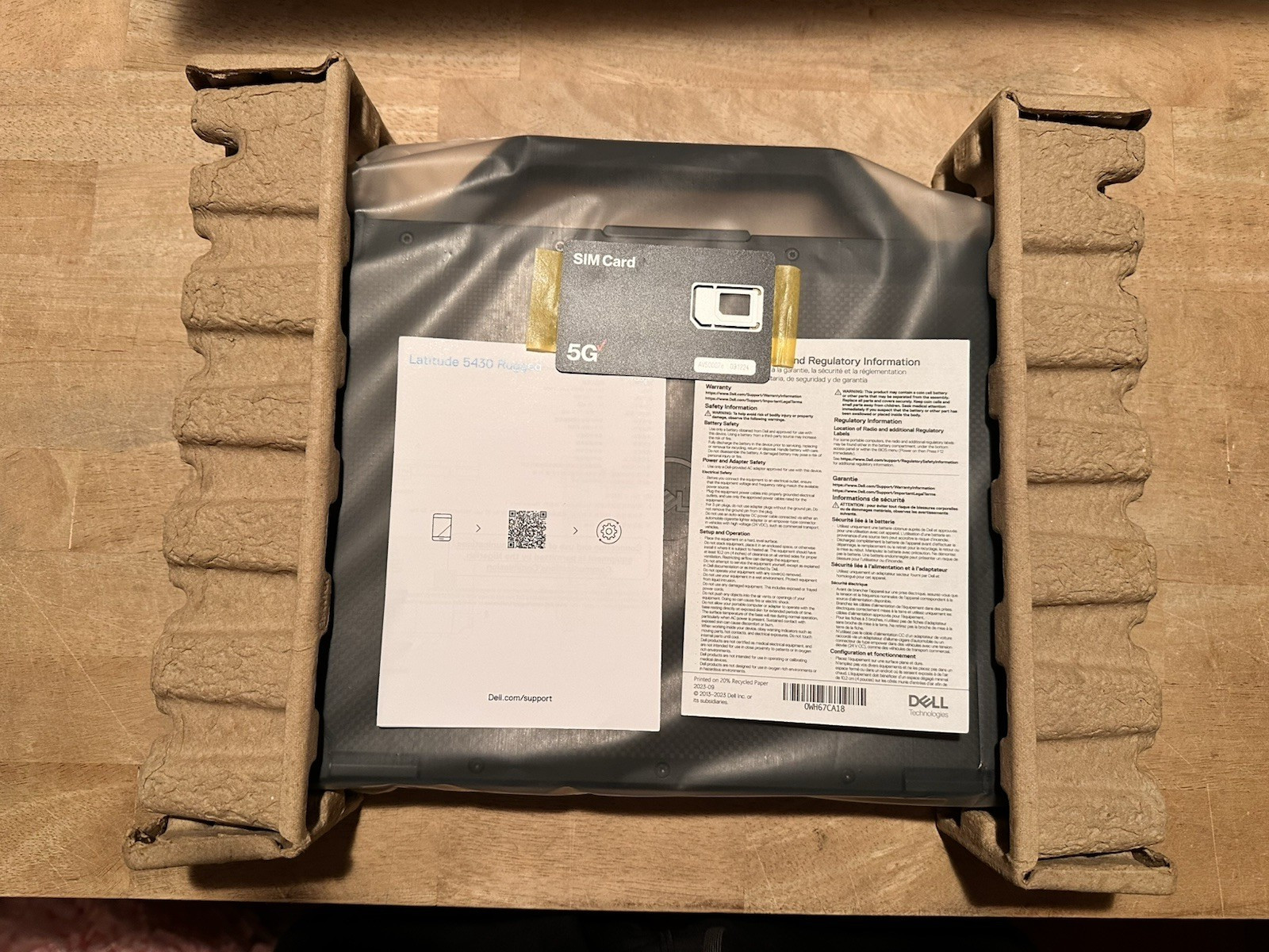 Dell Latitude 14 RUGGED 5430 i5-1145G7 256GB 32GB TOUCH BKLT 4G LTE GPS PRO WTY