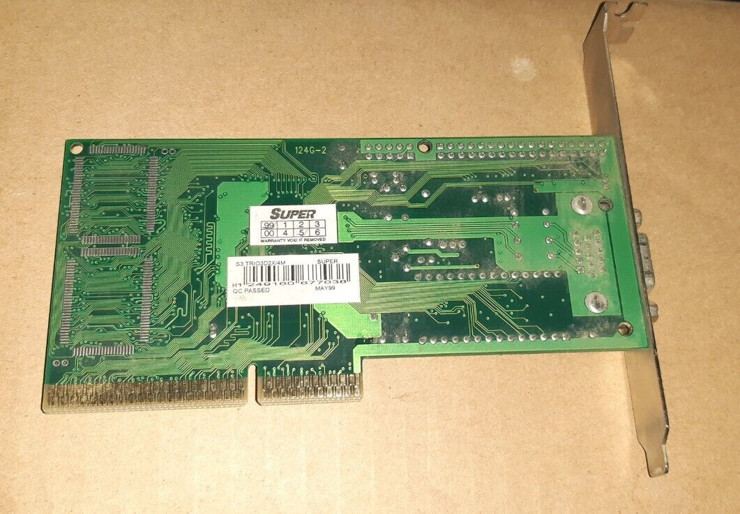 S3 TRIO 3D/2X ON BOARD AGP Video GRAPHICS CARD