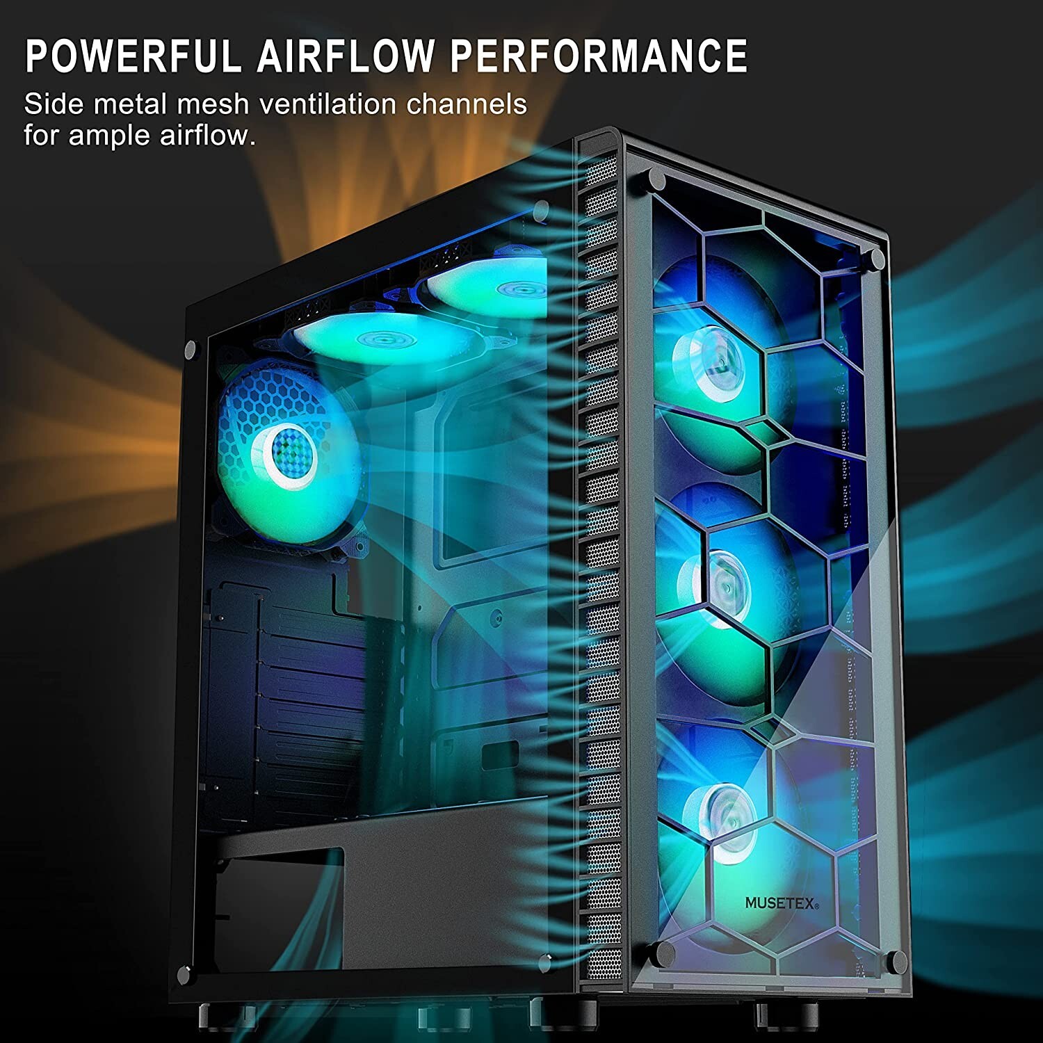 Gaming Computer Custom PC AMD Ryzen + Radeon RX 6600 + 32GB RAM + 1TB SSD RGB