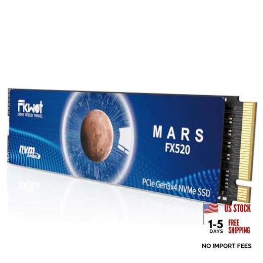 FX520 NVMe SSD M.2 2280 PCIe Gen3 x4, Up to 1100MB/s, Internal Solid 128GB