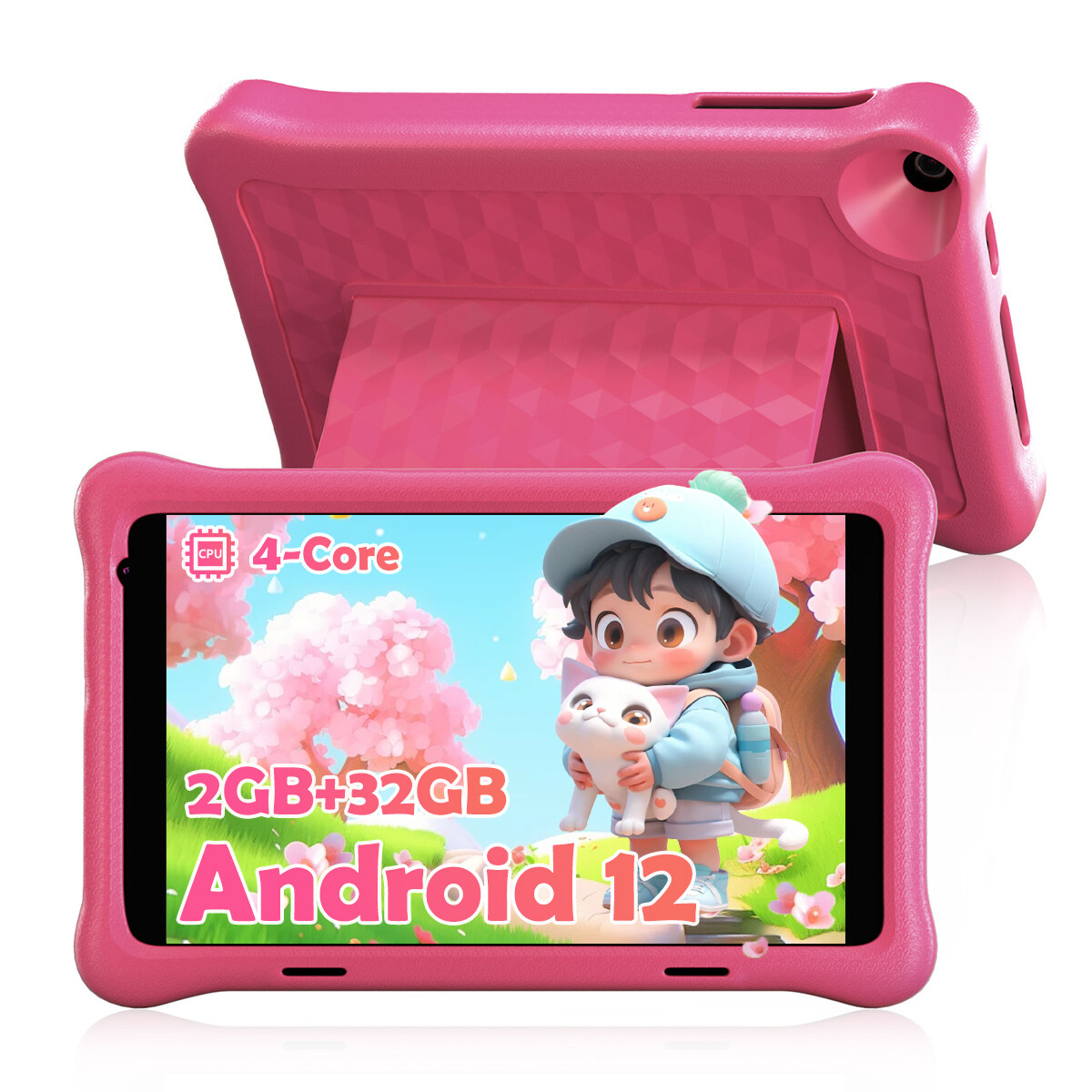 AEEZO 8 inch Tablet Android 13 2+32GB WIFI Quad-Core Tablet Dual Camera