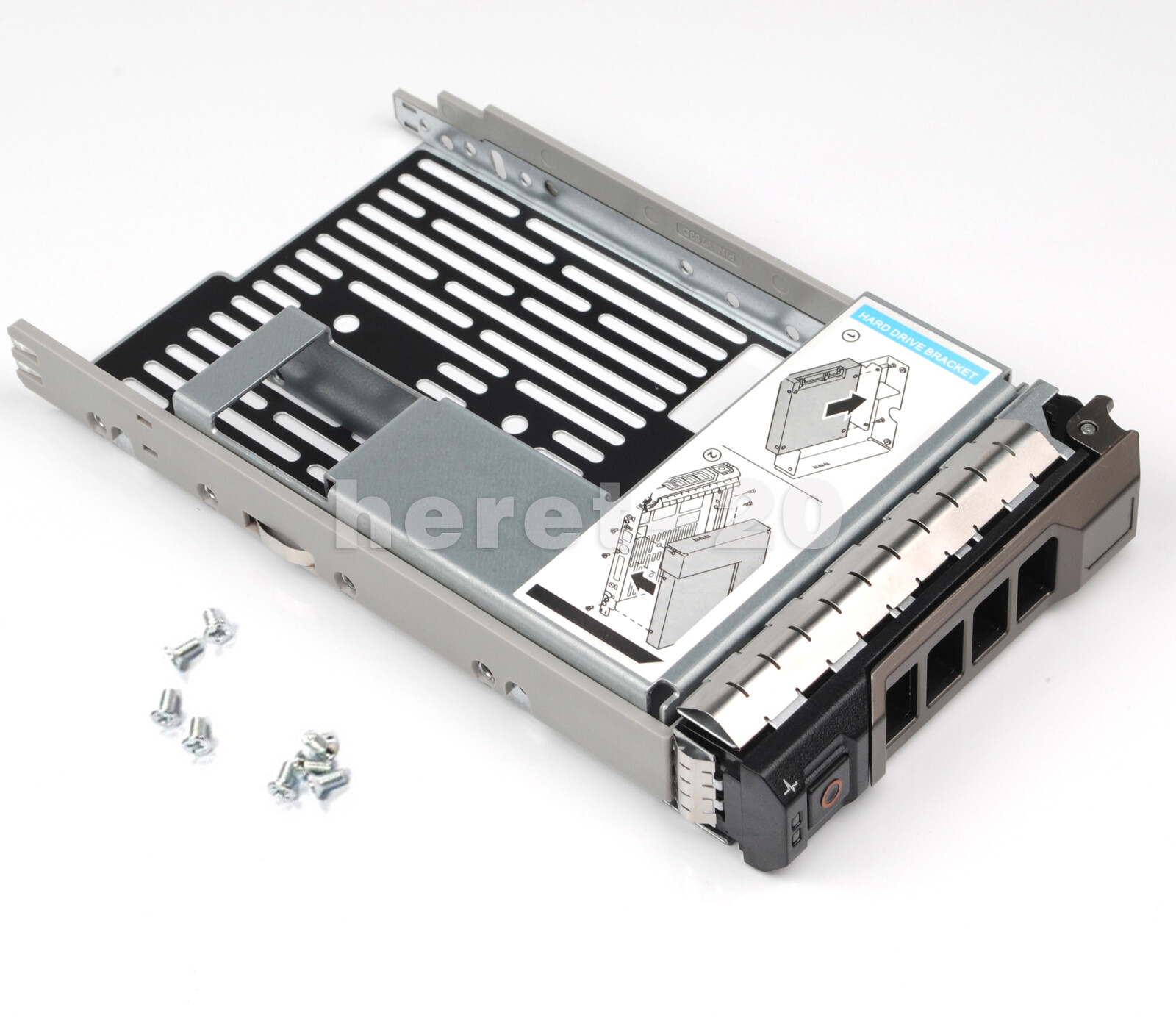 For Dell 2.5” Drive to 3.5” Tray 0X968D KG1CH w/adapter 9W8C4 R630 R730 T430