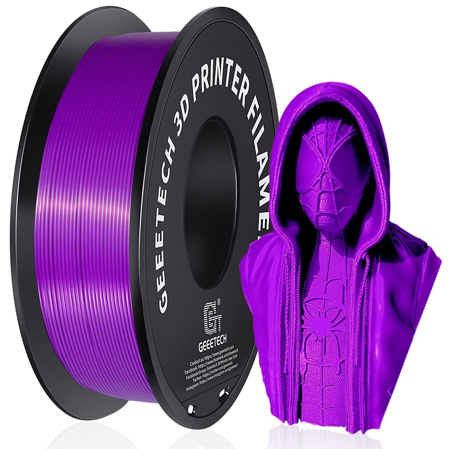 Geeetech 3D Filaments 5KG 1kg/roll Regular PLA 1.75mm PLA Precision Consumables
