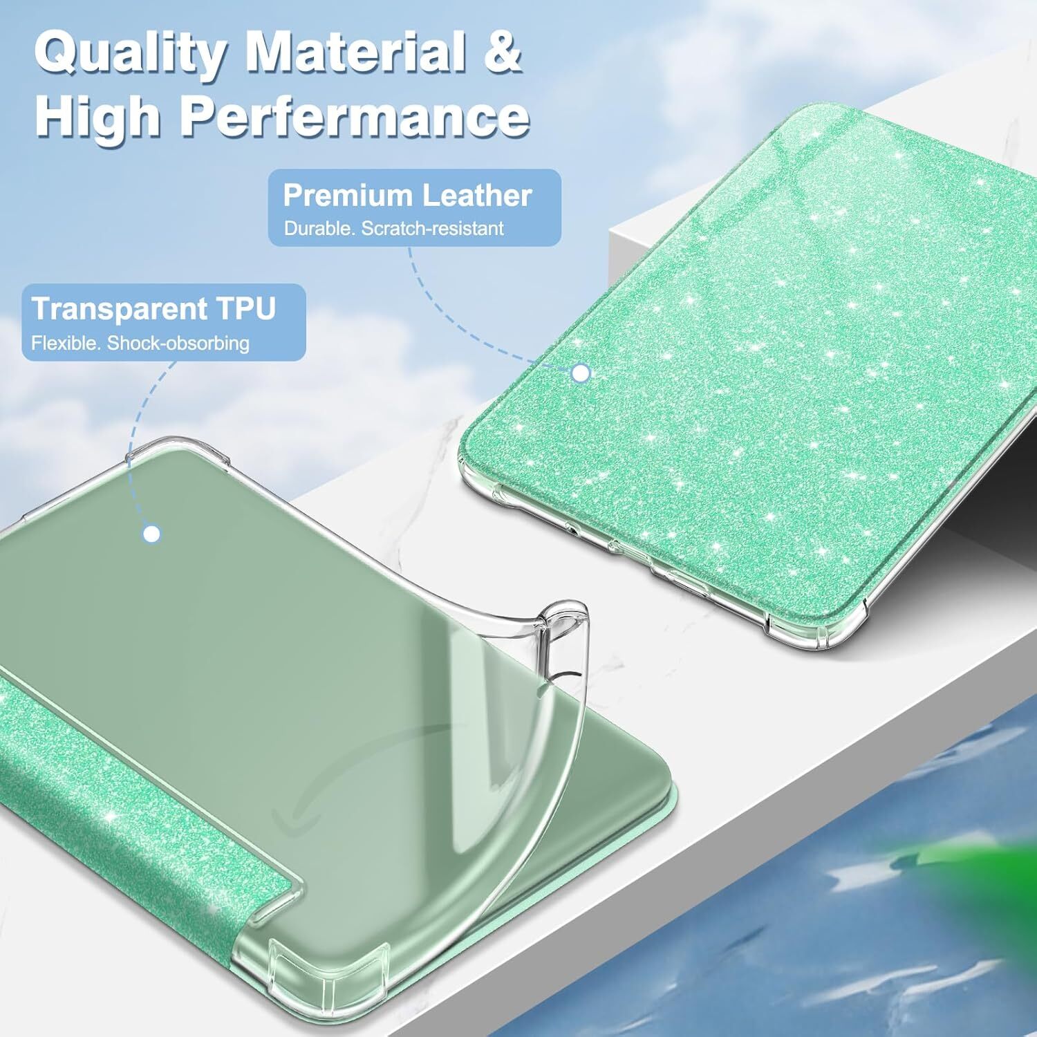 Slim Case for 6″ Kindle (11th Gen-2024/2022 Release) Soft Flexible TPU Cover