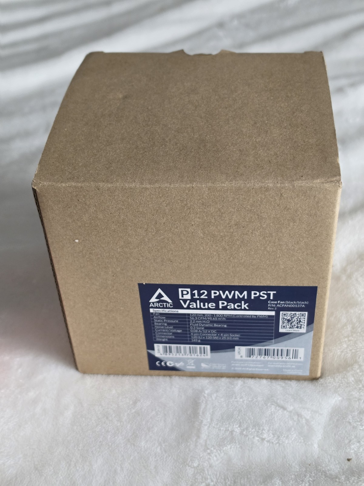 Arctic P12 PWM PST 120mm Cooling Case Fan – 5 Pack