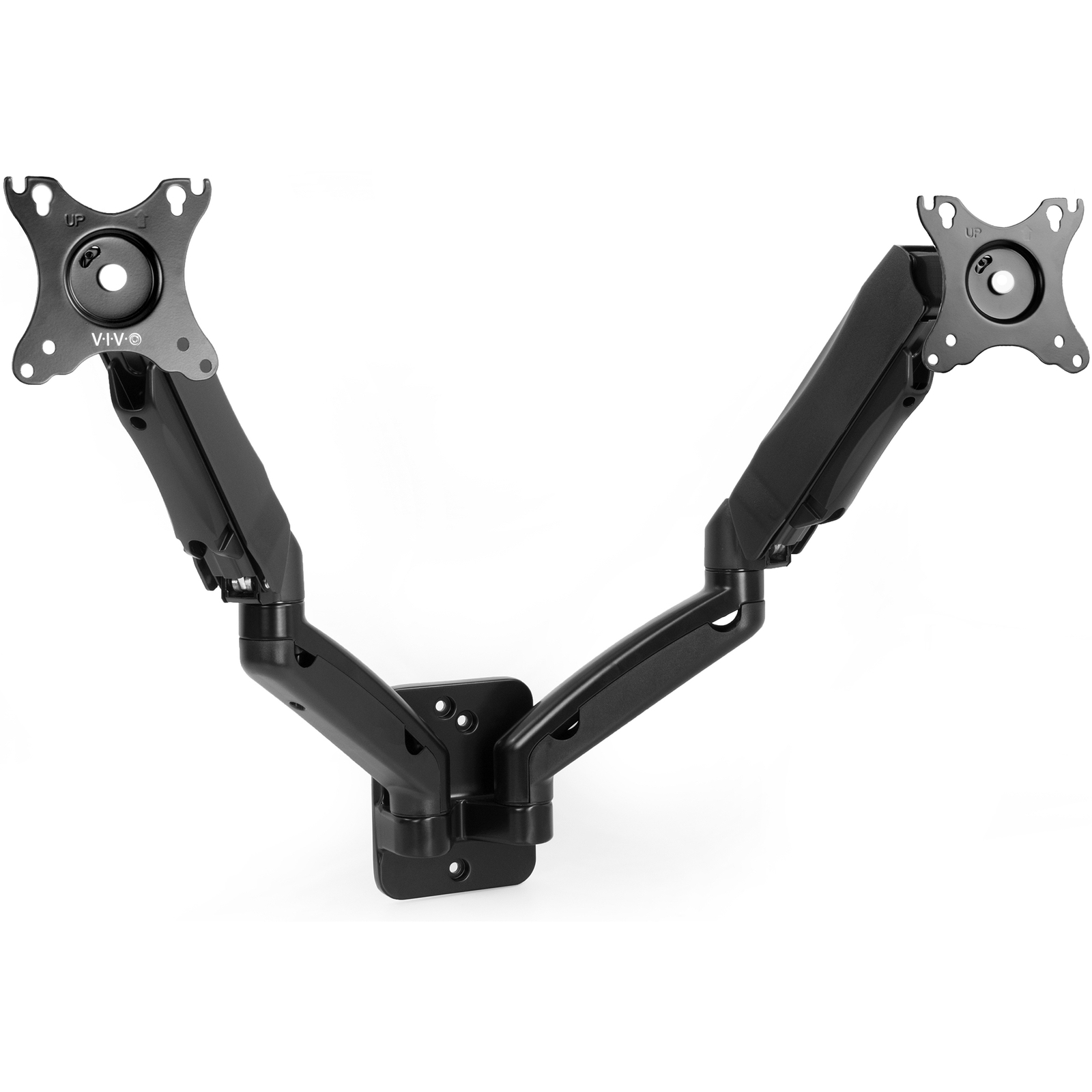 VIVO Pneumatic Spring Articulating Arm Dual Monitor Wall Mount 17″ – 32″ Screens