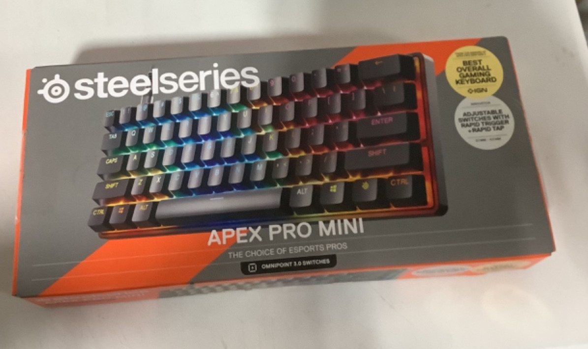 SteelSeries Apex Pro Mini Gen 3 Keyboard OmniPoint 3.0 Magnetic Switches