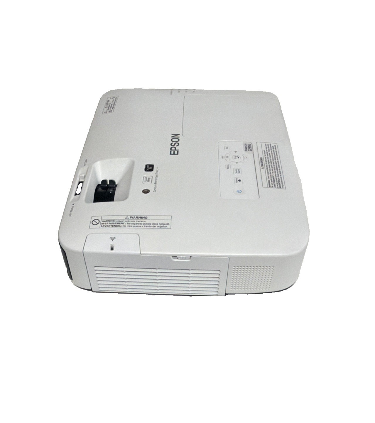 Epson H815A PowerLite 2255U 3LCD Multimedia WUXGA Projector FOR PARTS