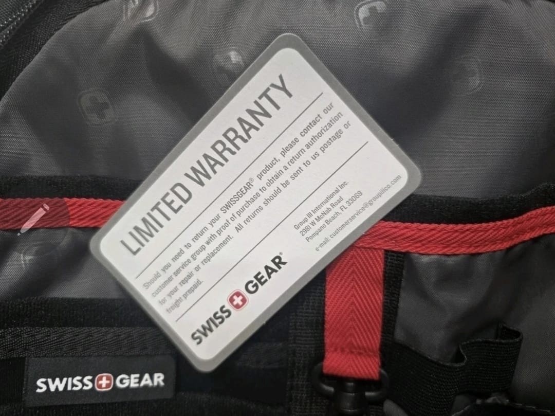 Swissgear 3760 ScanSmart Laptop Backpack Black Color New