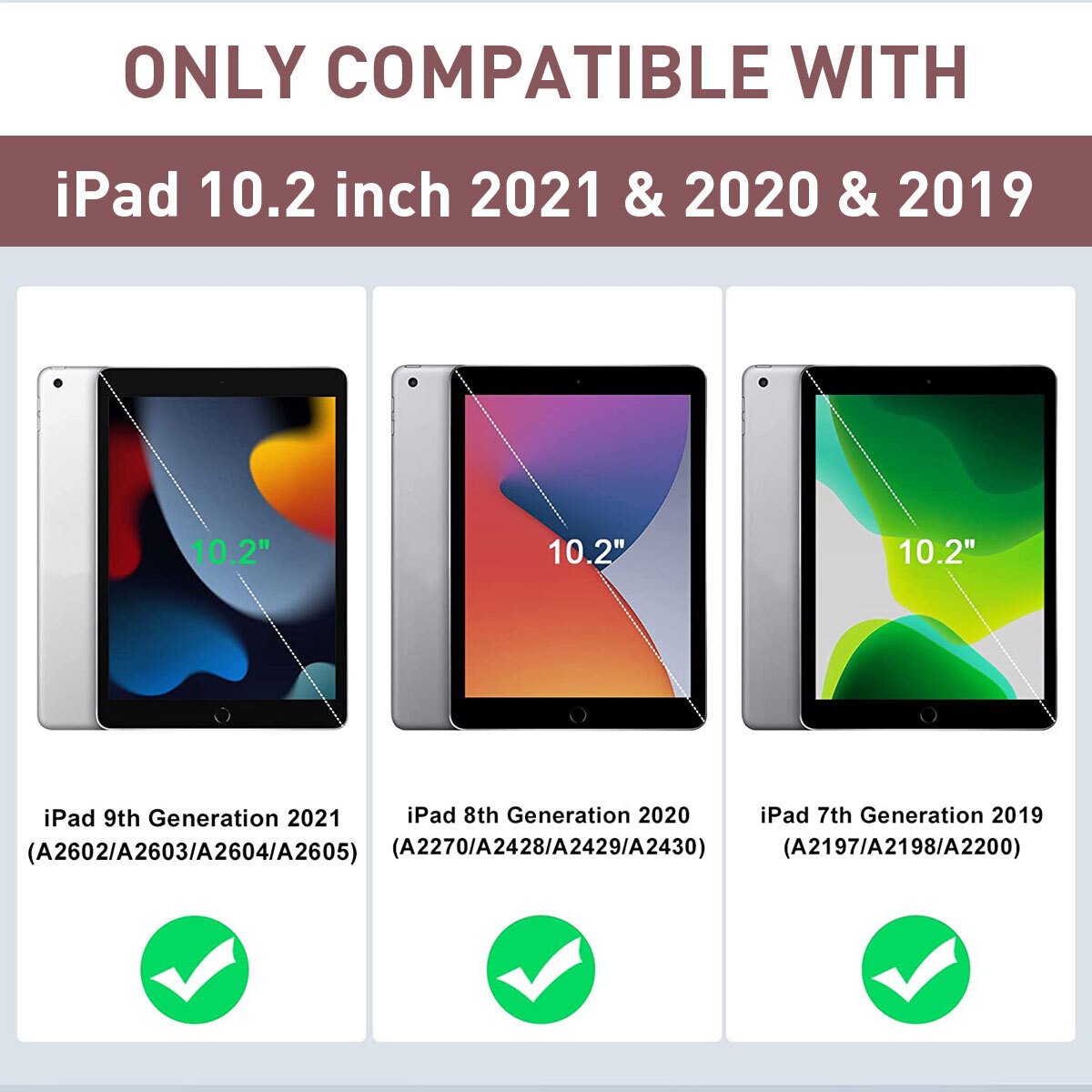 For iPad 9th 8th 7th Generation 10.2″ Shockproof Heavy Duty Case Stand Cover