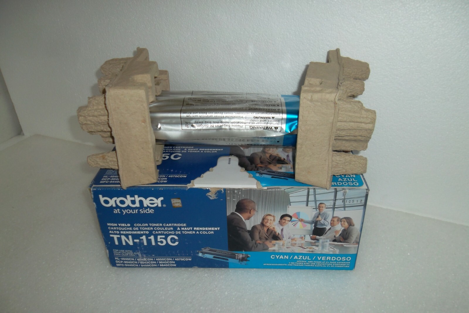 Brother TN-115C Toner Cartridge Cyan High-Yield MFC-9440CN HL-4070CDW TN115C NEW