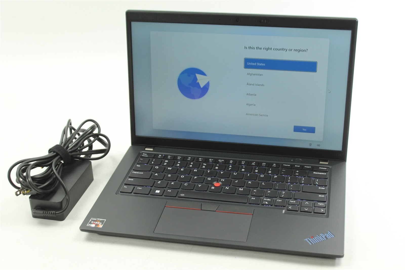 Lenovo ThinkPad L14 Gen 4 14″ Ryzen 5 Pro 7530U 2.0GHz 256GB SSD 16GB RAM W11H