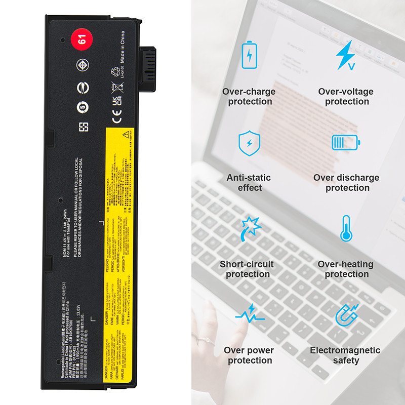 61++ Battery For Lenovo Thinkpad T470 T480 T570 T580 P51s P52s 01AV427 01AV423