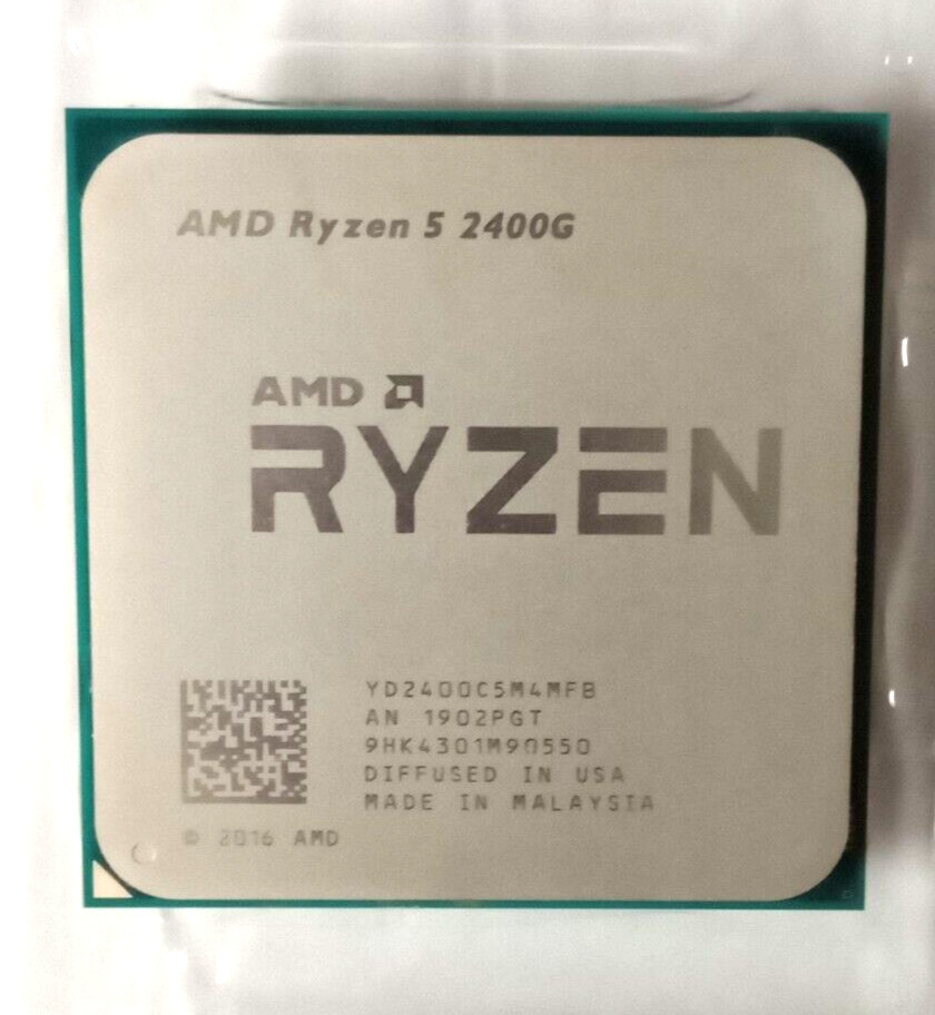 YD2400C5M4MFB AMD Ryzen 5 2400G Radeon Vega Graphics 4C/8T AM4 Socket Processor