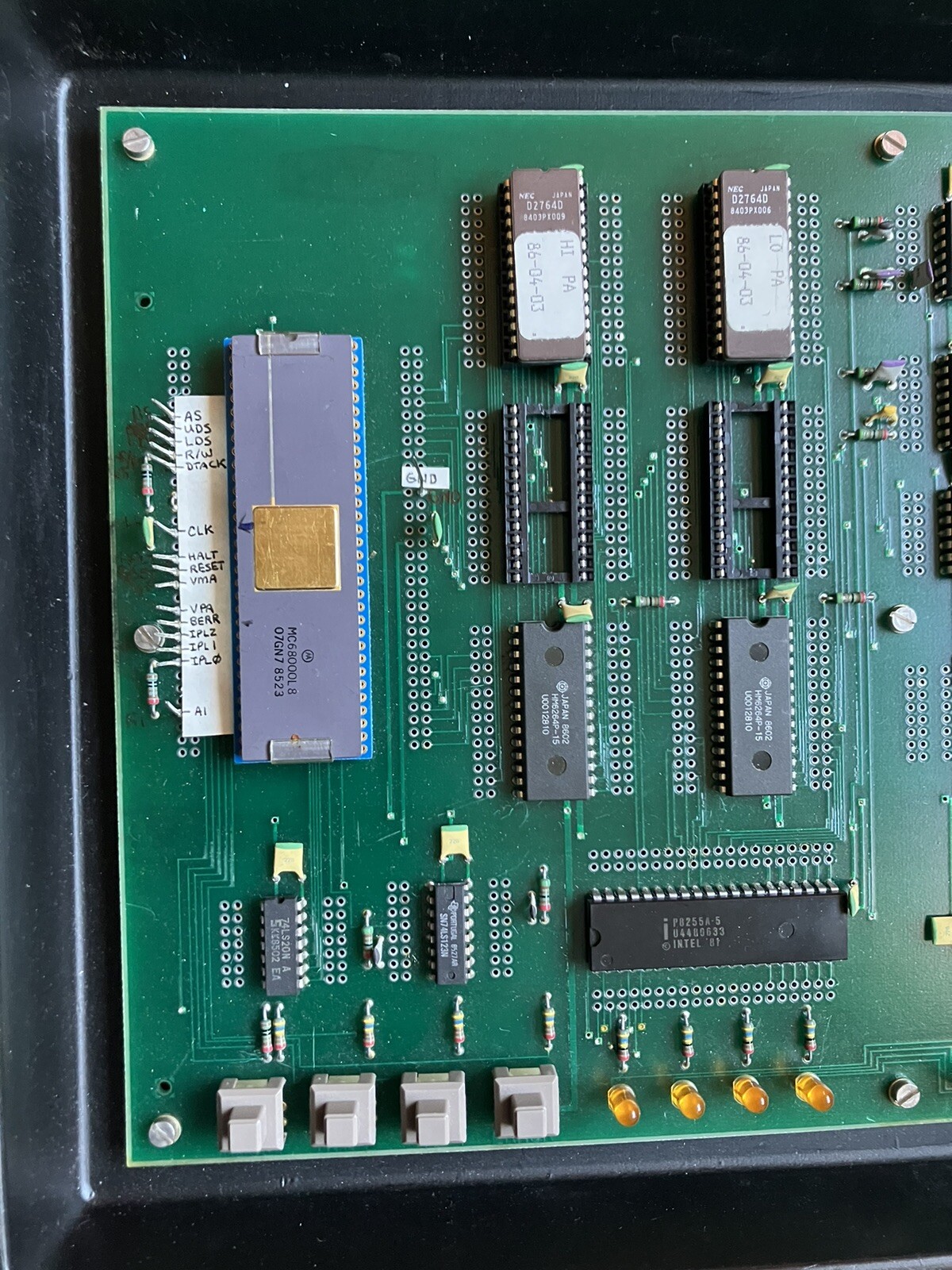 Philips 68000 Microprocessor Demo Education Kit Vintage Computing Target System