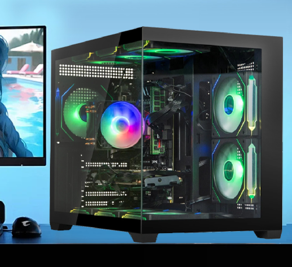 High End 3A Gaming PC RTX 5060, i9-11900F, 32GB RAM+1TB SSD, WIN11, 9×ARGB Fans