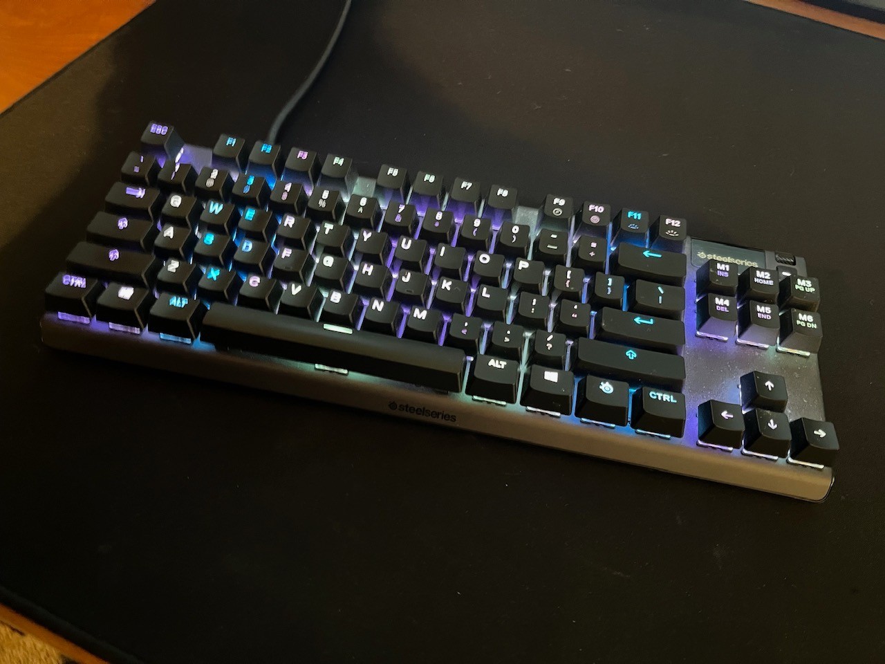 SteelSeries Apex 7 TKL Gaming Keyboard – Red Linear Switches – Black – Wired