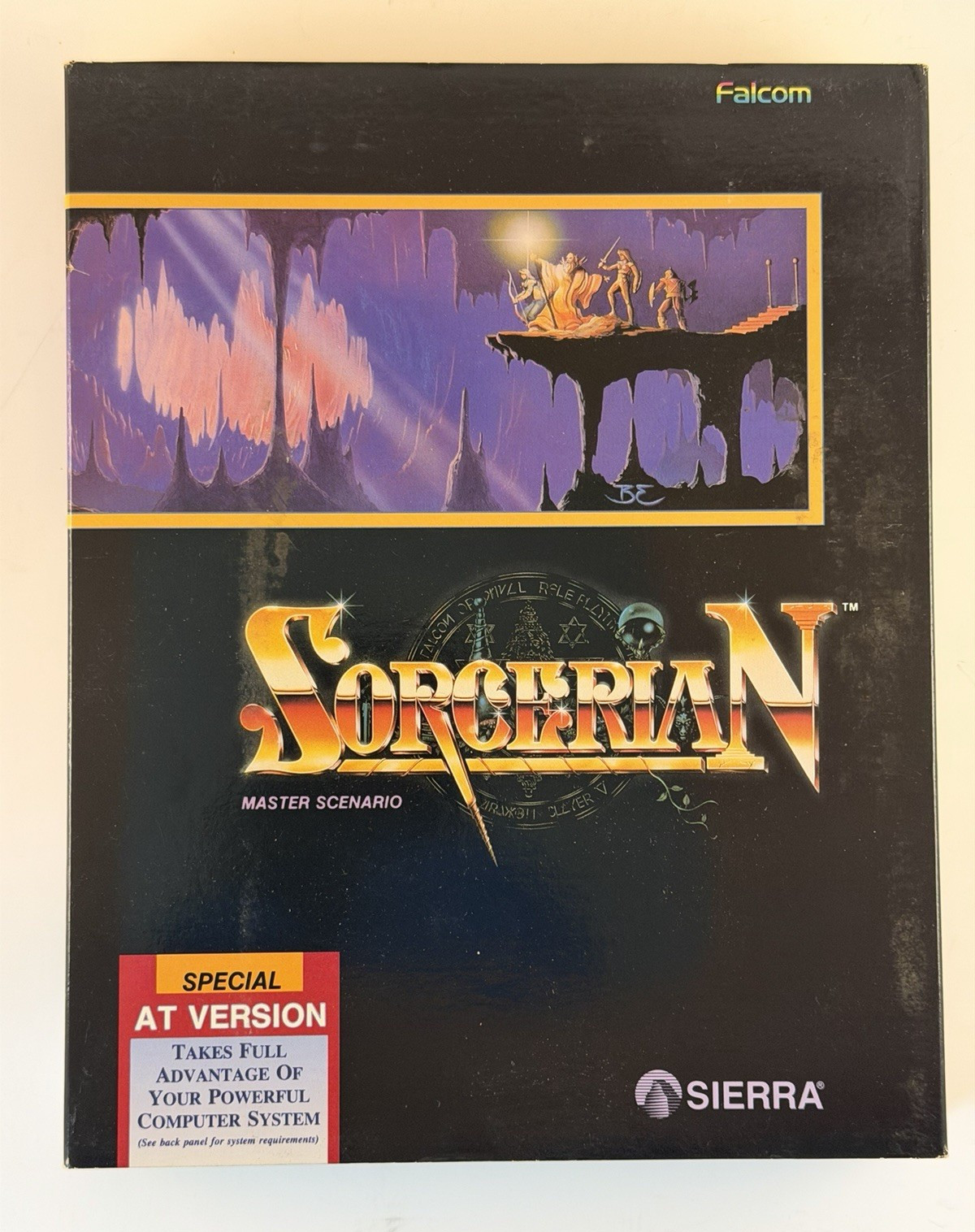 Sierra Sorcerian Master Scenario MS-DOS 3.5″ Floppy RPG English Disks Manuals