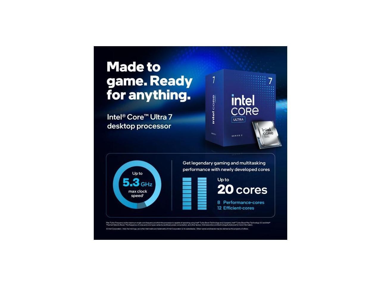 Intel Core Ultra 7 265f Icosa-core (20 Core) 2.40 GHz Processor – 30MB L3 Cache